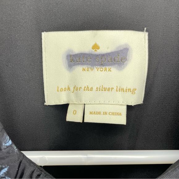 Kate Spade Prairie Rose Velvet Tie Dress Size 0 - Picture 4 of 8